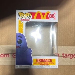 Grimace Funko Pop Box